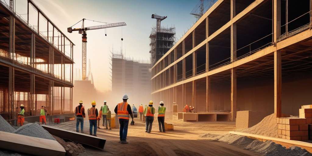 Reformas en León de un edificio en construcción